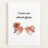 Lunettes de soleil de couleur rose (Devant)