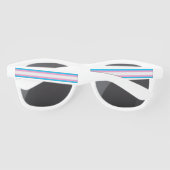 Lunettes de soleil de fête avec drapeau de fierté  (Dos)