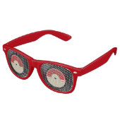 Lunettes de soleil de fête en vinyle rétro – Thème (Angulaire)