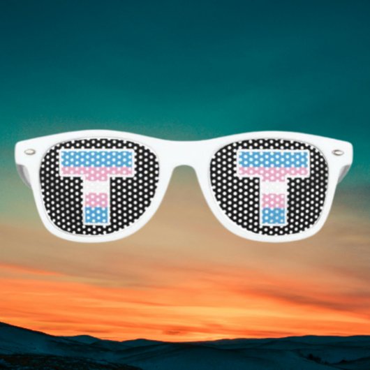 Lunettes de soleil de fête T Capitale de la fierté