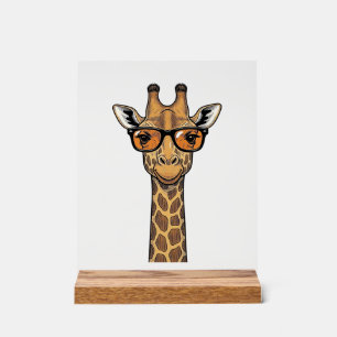 Lunettes de soleil de girafe cool Maillot de gravu