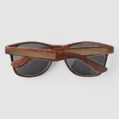 Lunettes de soleil de grain de bois (Dos)
