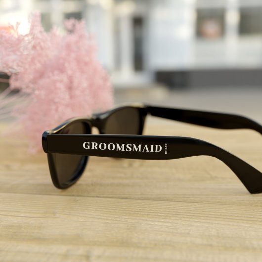 Lunettes de soleil de Groomsmaid de la fête de mar