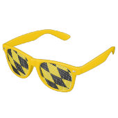 Lunettes de soleil de la fête avec drapeau de Muni (Angulaire)