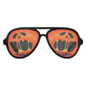 Lunettes de soleil de la fête d'Halloween hurlant  (Devant)