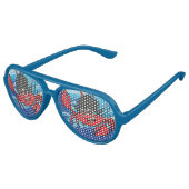 Lunettes de soleil de la fête du crabe fou (Angle)