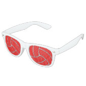 Lunettes de soleil de la partie de volley-ball rou (Angulaire)
