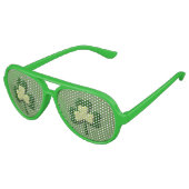 Lunettes de soleil de la Saint-Patrick shamrock (Angle)