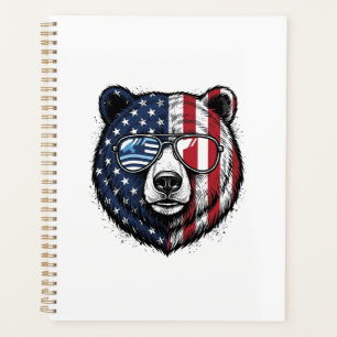 Lunettes de soleil de l'ours patriotique Vintage V