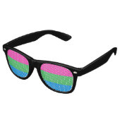Lunettes de soleil de marque de fierté polysexuell (Angulaire)
