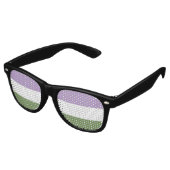 Lunettes de soleil de marque Genderqueer Pride (Angulaire)
