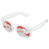 Lunettes de soleil de Noël avec Père Noël (Angulaire)