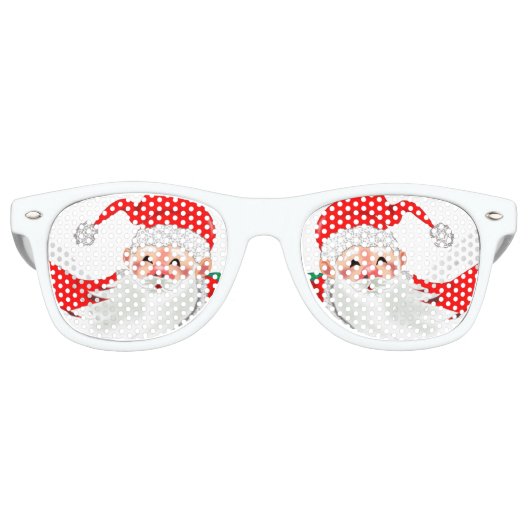 Lunettes de soleil de Noël avec Père Noël (Devant)