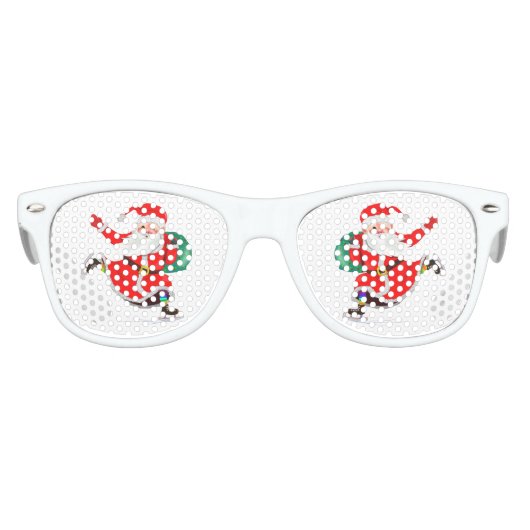 Lunettes de soleil de Noël Cadeau avec le Père Noë (Devant)