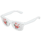 Lunettes de soleil de Noël Cadeau avec le Père Noë (Angle)