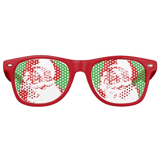 Lunettes de soleil de Noël du Père Noël (Devant)