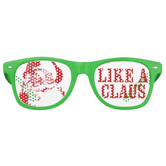 Lunettes de soleil de Noël du Père Noël (Devant)