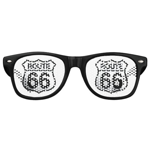Lunettes de soleil de partie Route 66 (Devant)