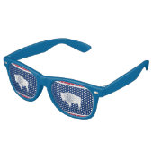 Lunettes de soleil de Party Shades - drapeau du Wy (Angulaire)