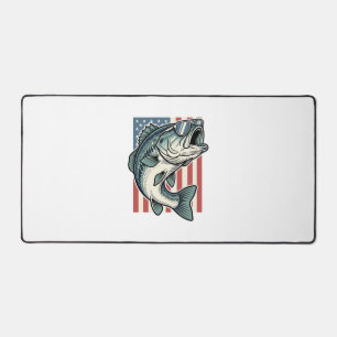 Lunettes de soleil de pêche à la basse patriotique