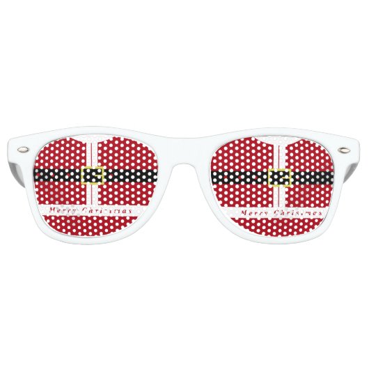 Lunettes de soleil de Père Noël (Devant)