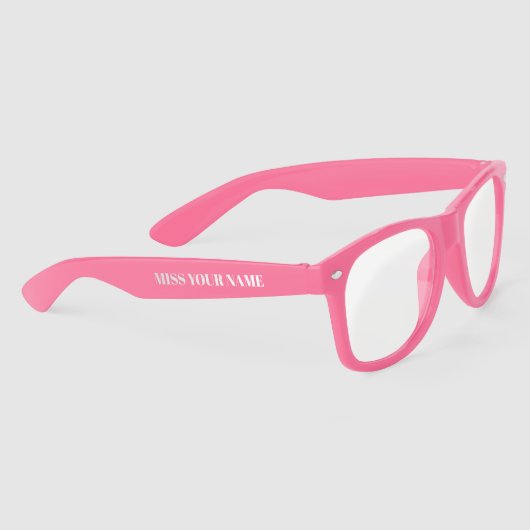 Lunettes de soleil de promo rose cool pour femmes (Droite)