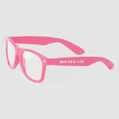 Lunettes de soleil de promo rose cool pour femmes (Gauche)