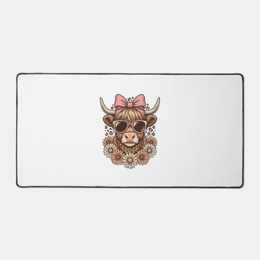 Lunettes de soleil de vache des Highlands mignonne (Recto)