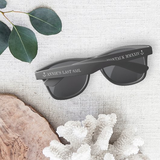 Lunettes De Soleil Dernière voile avant le voile nautique enterrement