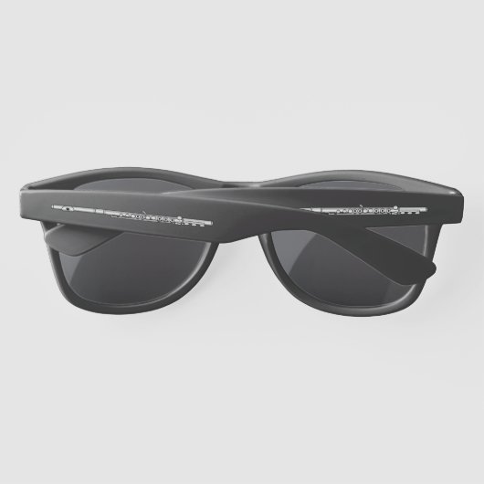 Lunettes De Soleil Dessin de flûte (Dos)