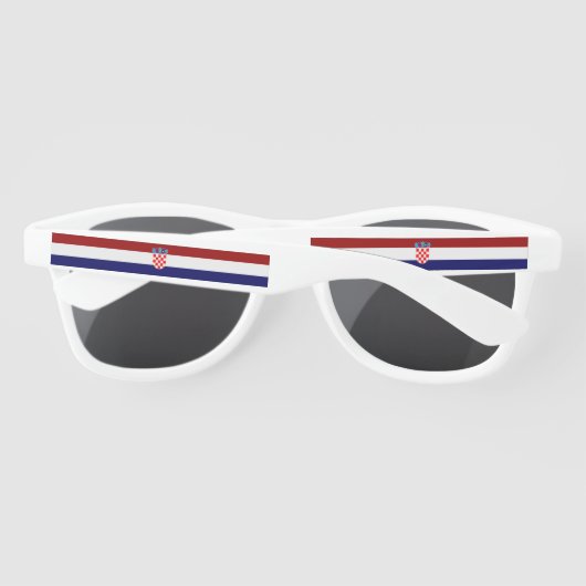 Lunettes De Soleil Drapeau croate (Dos)