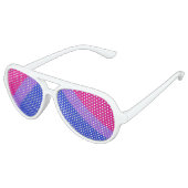 Lunettes de soleil drapeau de fierté bisexuelle gr (Angle)