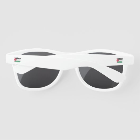 Lunettes De Soleil Drapeau de la Palestine brassée, drapeau national (Dos)