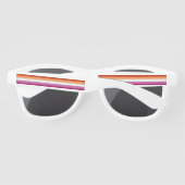 Lunettes De Soleil Drapeau lesbien (Dos)