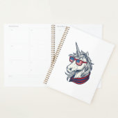 Lunettes de soleil drapeau licorne patriotique vec (Devant avec enveloppe)