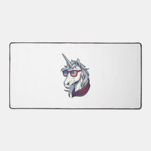 Lunettes de soleil drapeau licorne patriotique vec