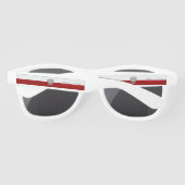 Lunettes De Soleil Drapeau polonais et armoiries (Dos)