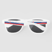Lunettes De Soleil Drapeau slovaque (Dos)