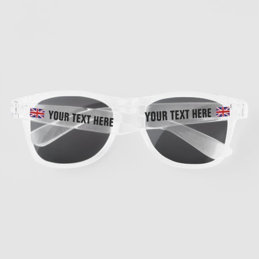 Lunettes De Soleil Drapeau Union Jack britannique (Dos)