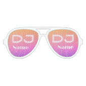 Lunettes de soleil drôles pour Djs Lunettes de sol (Devant)