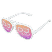 Lunettes de soleil drôles pour Djs Lunettes de sol (Angle)