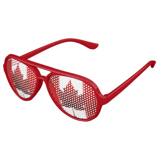 Lunettes de soleil du Canada Fun Canada Drapeau ca (Angle)