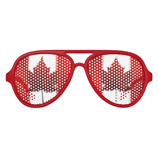 Lunettes de soleil du Canada Fun Canada Drapeau ca (Devant)