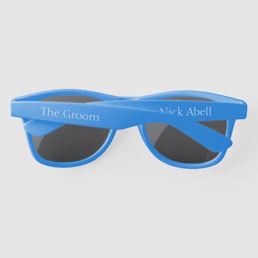 Lunettes de soleil du marié (Dos)