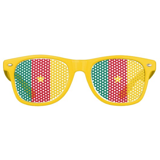 Lunettes de soleil du Parti Shades avec drapeau du (Devant)