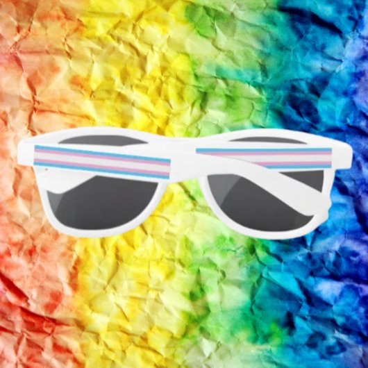Lunettes de soleil du parti Trans Pride