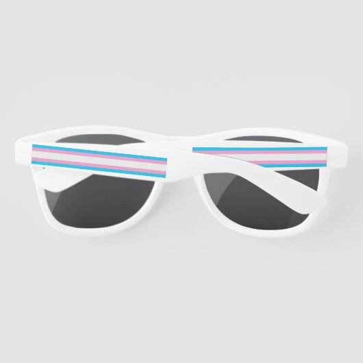 Lunettes de soleil du parti Trans Pride (Dos)