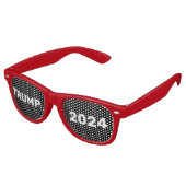 Lunettes de soleil du parti TRUMP 2024 (Angulaire)