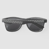 lunettes de soleil duveteuses (Dos)