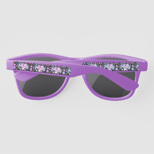 Lunettes De Soleil Eléphant et bulles (Dos)